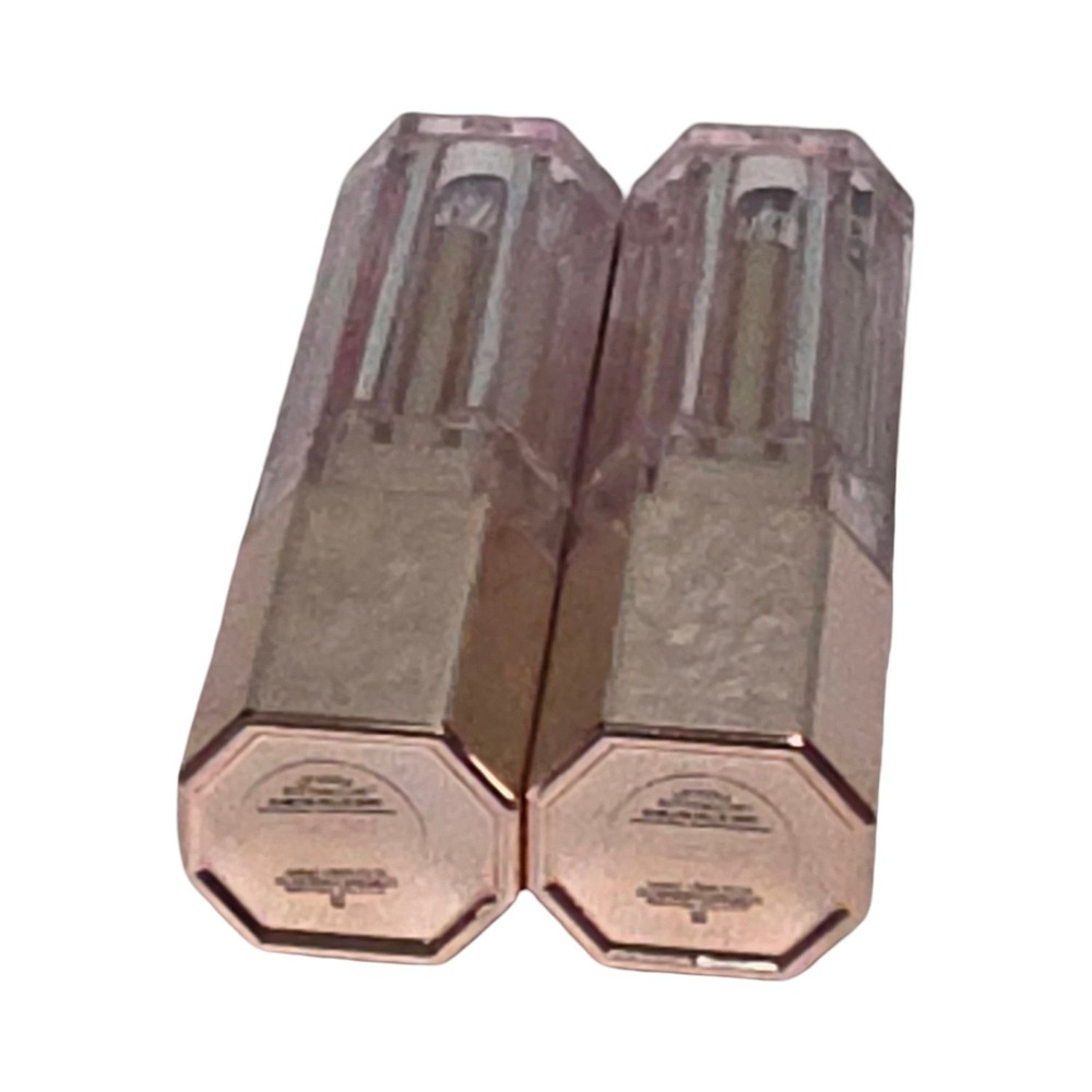 2 X Lancome L'Absolu Mademoiselle Shine Lipstick Rose Gold Berry Plum Hydrating - Picture 9 of 12